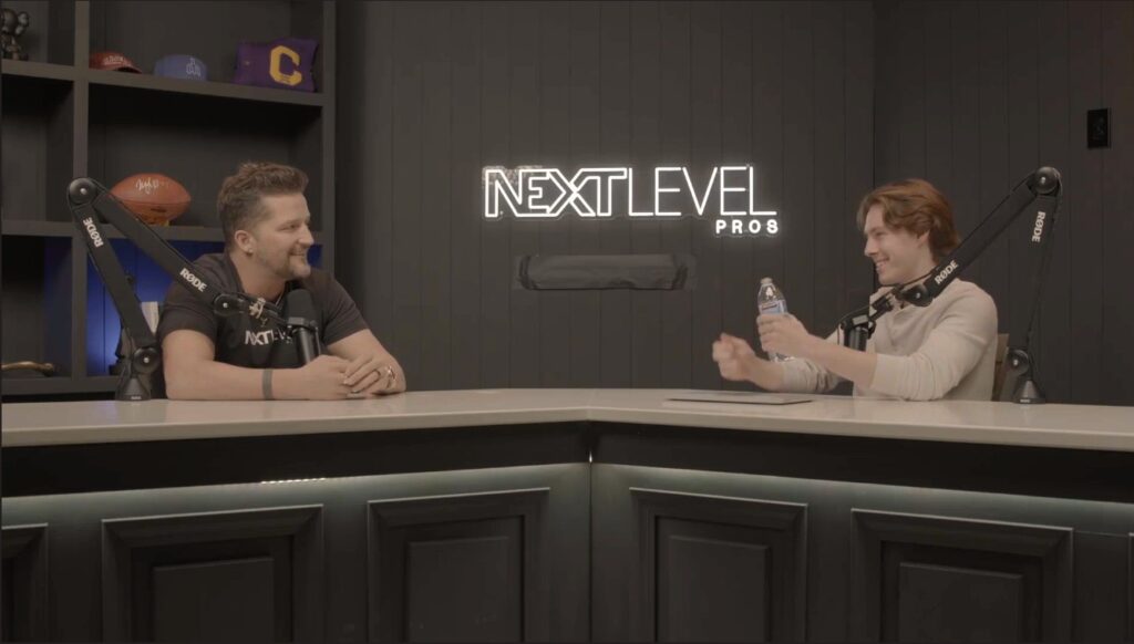 George Paladichuk being interviewed on the Next Level Pros podcast